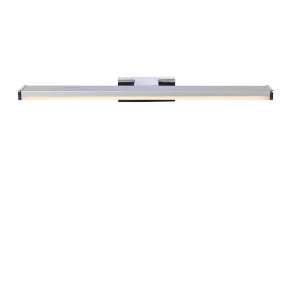Lucide ONNO - Miroir lumineux Salle de bains - LED - 1x8W 3000K - IP44 - Chrome Dépoli - détail 1